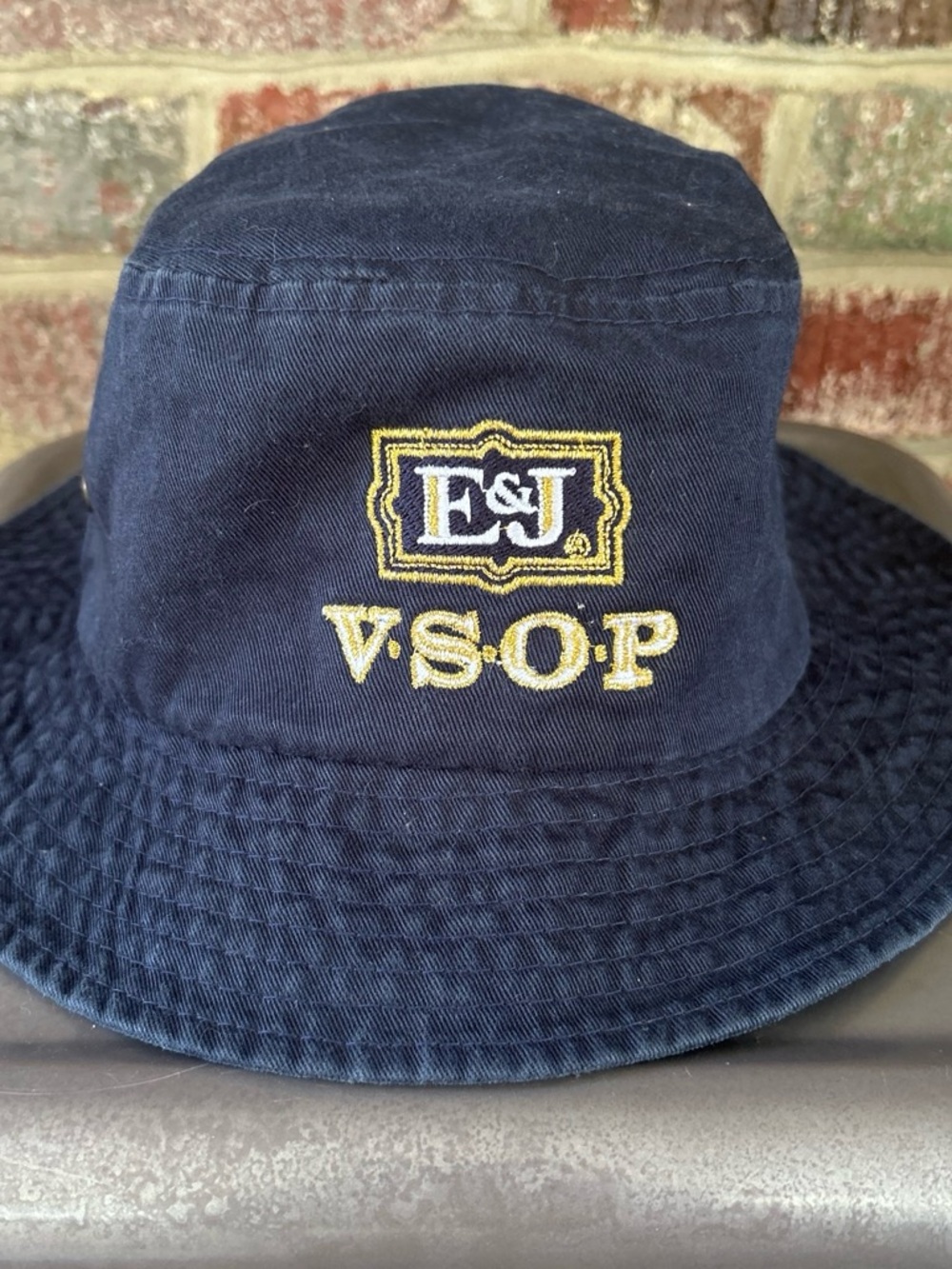 VSOP Embroidered Navy Bucket Hat